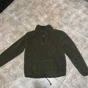 No Boundaries green fleece